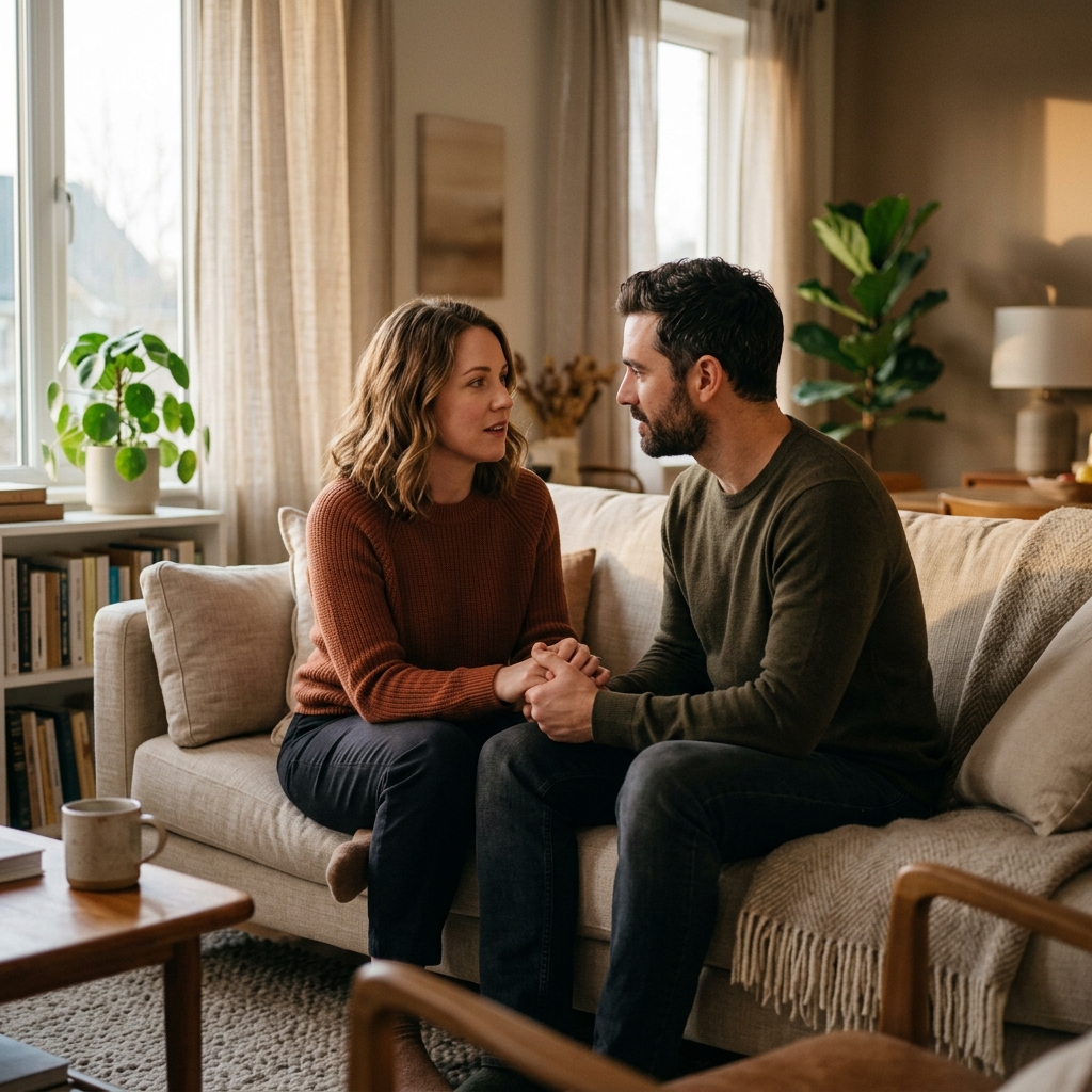 Couple connecting